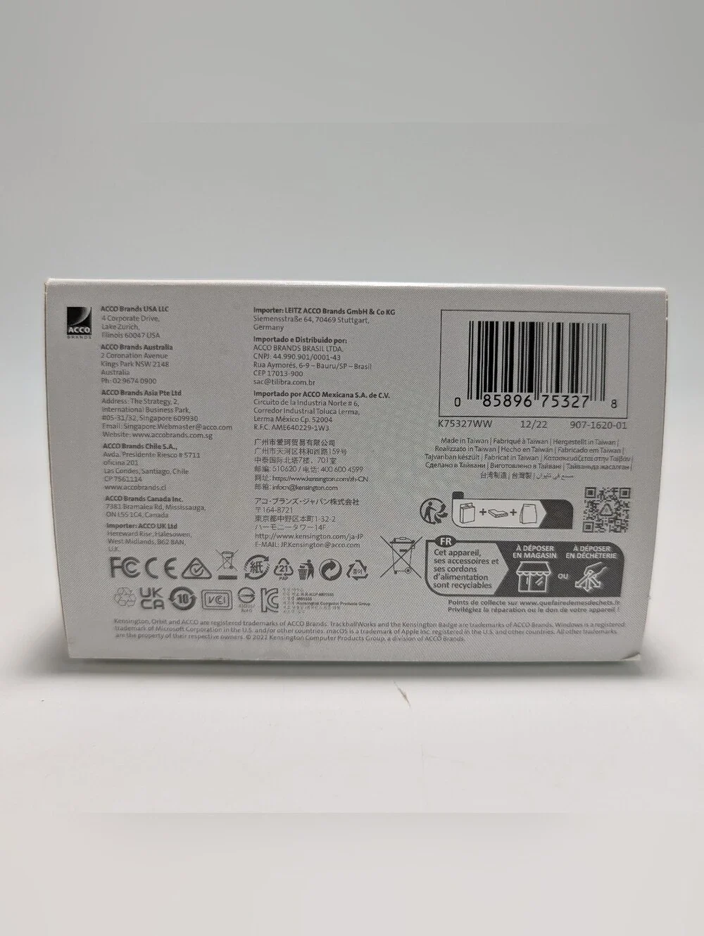 Kensington Orbit Trackball with Scroll Ring - Space Gray - New In Box